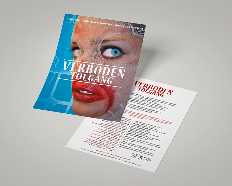 Flyer theatervoorstelling Villanella